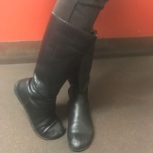Black Knee-High Boots